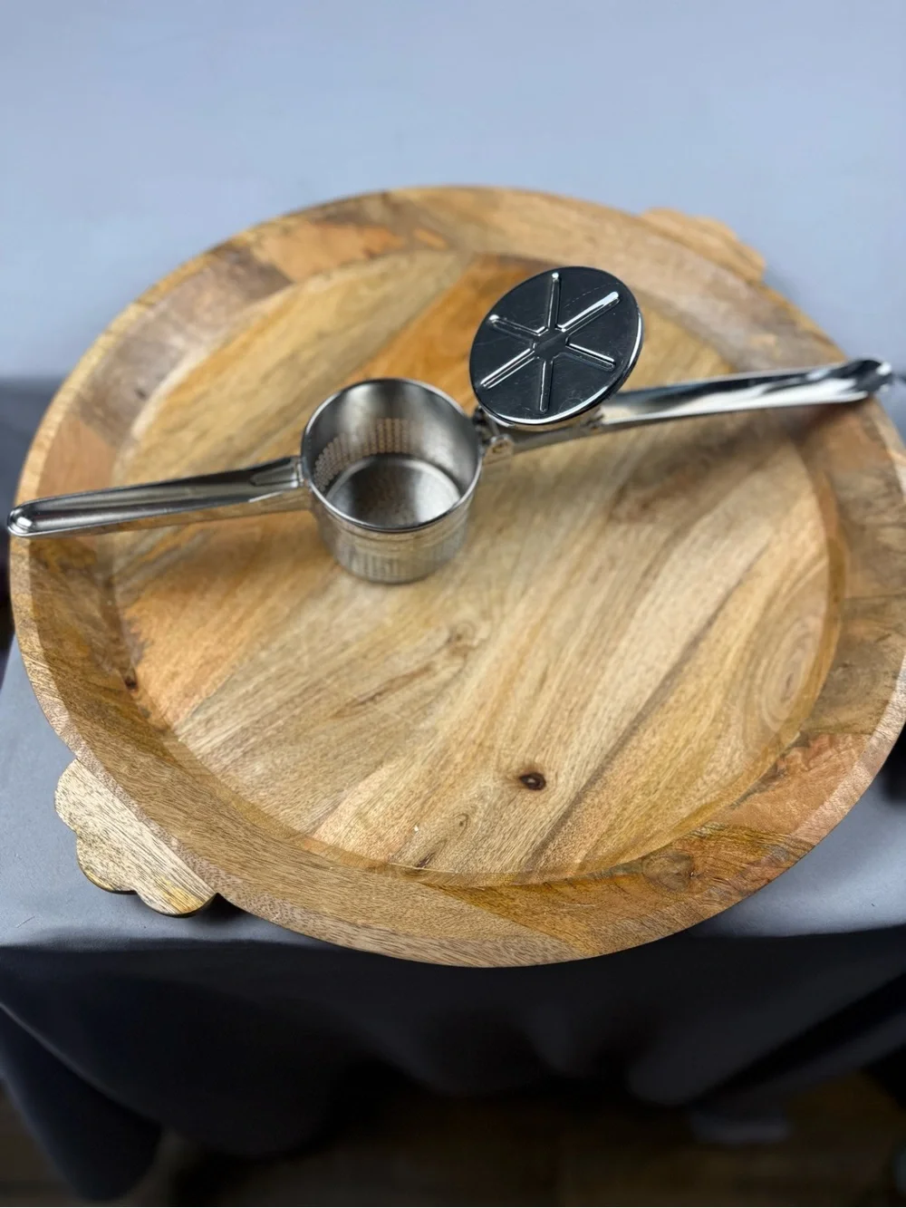 Heavy Duty Stainless Steel Potato Ricer Masher Fruit Press Kitchen Tool